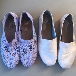 Sz 7 toms bundle worn once